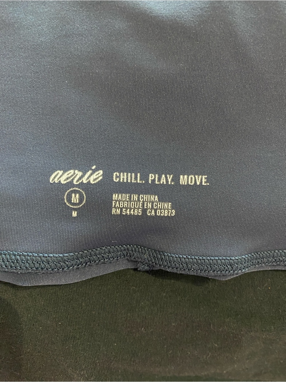 Aerie WMNS M Navy Blue High-Waist Performance Stirrup Leggings Footstraps - Picture 6 of 6